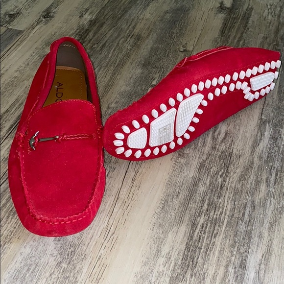 Aldo | Shoes | All Red Loafers | Poshmark